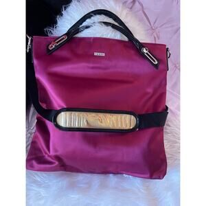 Abbi Barbie Pink Black Laptop Bag Large Purse Professional Legally Blonde Wicked